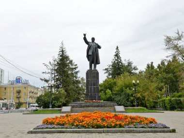 Irkutsk, Rusya - 24 Eylül 2015: Şehir şehir