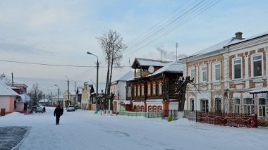 Yurino, Rusya - 6 Ocak 2016: Tüccar evi