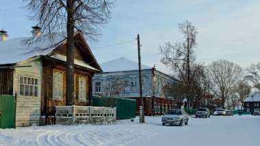 Yurino, Rusya - 6 Ocak 2016: Tüccar evi