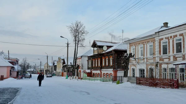 Юрино Россия Января 2016 Дом Купца — стоковое фото