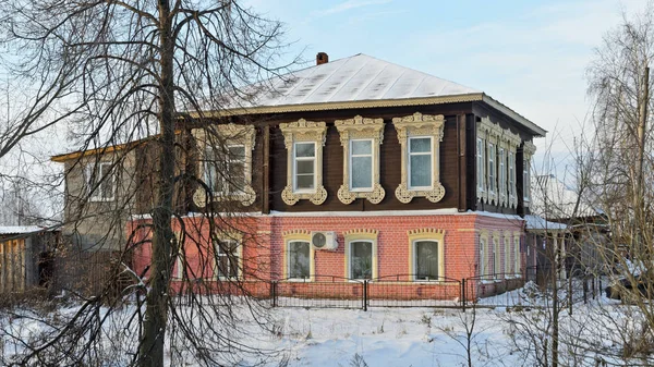 Yurino Rusia Enero 2016 Casa Del Comerciante — Foto de Stock