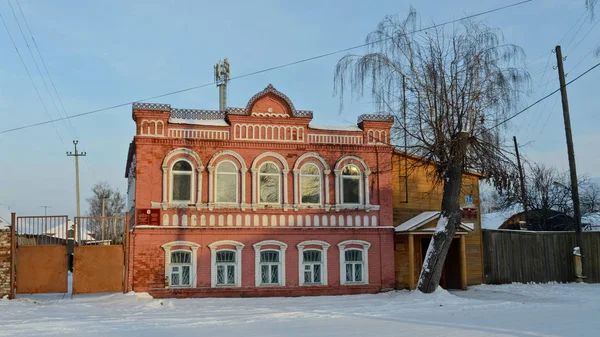 Yurino Russia January 2016 House Merchant — Stock Photo, Image