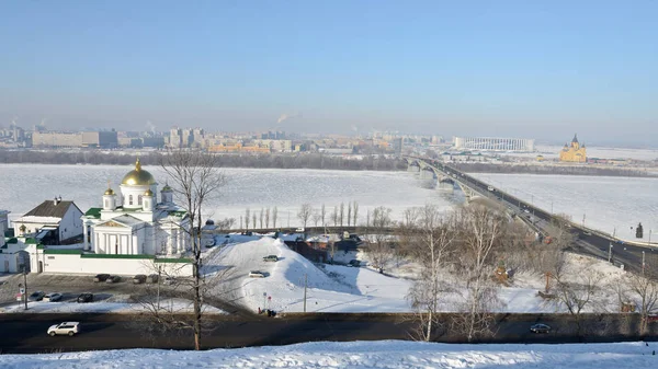 Nižnij Novgorod Rusko Kanavinsky Most — Stock fotografie