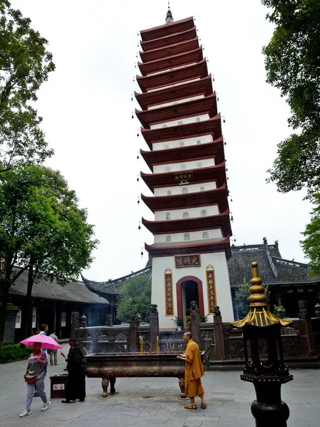 Deyang Çin Ağustos 2013 Tapınak — Stok fotoğraf