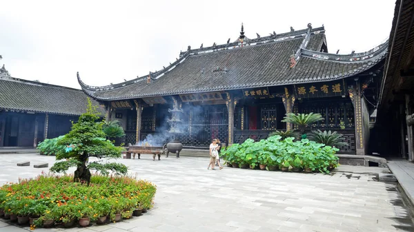 Deyang Kina Augusti 2013 Konfucianska Tempel — Stockfoto