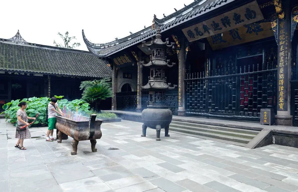 Deyang China Augustus 2013 Confucianistische Tempel — Stockfoto