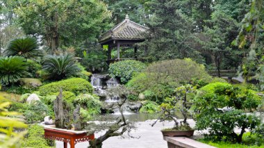 Dujiangyan, Çin - 31 Haziran 2013: Dujiangyan doğal alan 