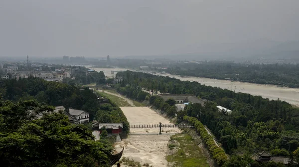 Dujiangyan China Juni 2013 Min River Minjiang — Stockfoto
