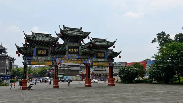 Dujiangyan China Juni 2013 Erwang Oder Zwei Könige Tempel — Stockfoto