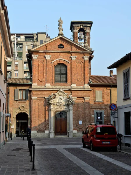 Монца Італія Березня 2014 Року Церква Святого Петра Мученика — стокове фото
