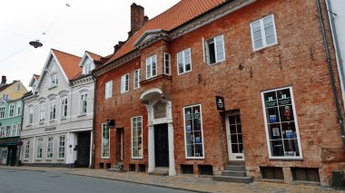Odense, Denmark - June 28, 2012: Hans Jensens Street