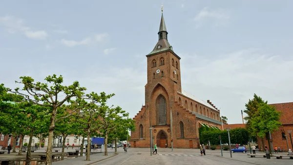 Odense Dania Czerwca 2012 Katedra Saint Knud — Zdjęcie stockowe
