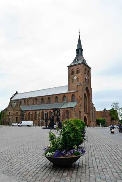 Odense Danmark Juni 2012 Katedralen Sankt Knud — Stockfoto