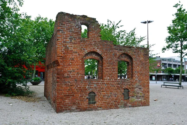 Odense Danmark Juni 2012 Albani Square — Stockfoto