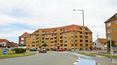 Esbjerg, Danimarka - 27 Haziran 2012: Frode sokak