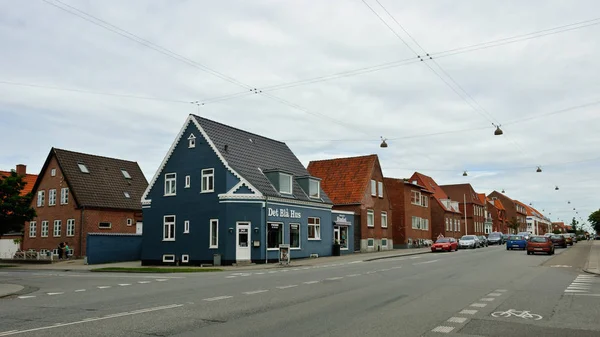 Esbjerg Dania Czerwca 2012 Frode Street — Zdjęcie stockowe