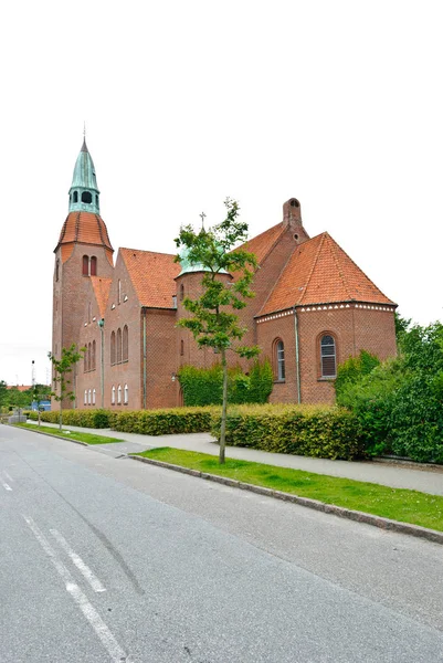 Esbjerg Dania Czerwca 2012 Kościół Zions — Zdjęcie stockowe