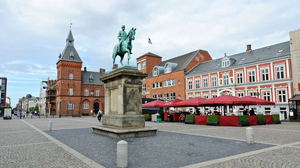 Esbjerg Dinamarca Junio 2012 Plaza Torvet — Foto de Stock