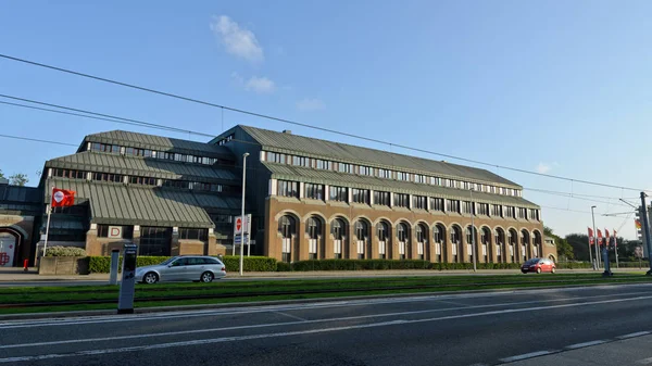 Ostend Belgium September 2014 Throne Street — 图库照片