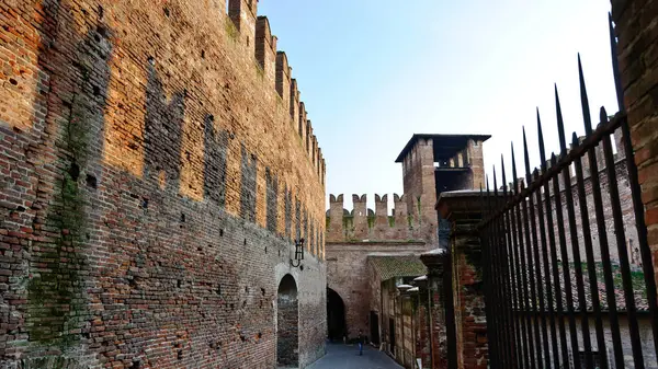 Verona Itália Março 2011 Museu Cidade Castelvecchio — Fotografia de Stock