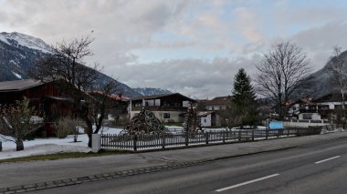 Loengenfeld, Avusturya - 27 Kasım 2019: Şehir manzarası