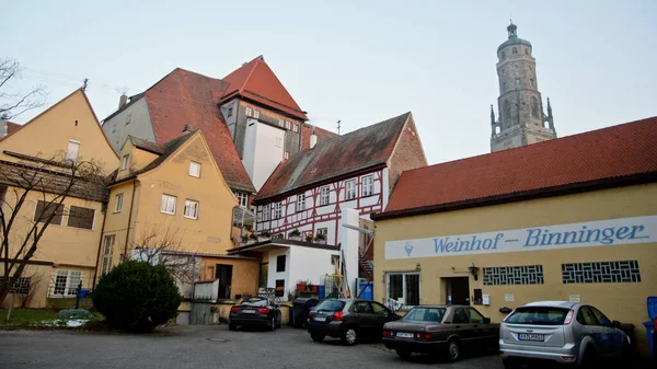 Nordlingen Duitsland Januari 2014 Herensteeg — Stockfoto