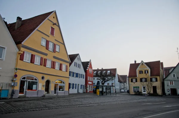 Nordlingen Allemagne Janvier 2014 Place Brettermarkt — Photo