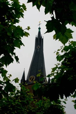 Düsseldorf, Almanya - 31 Mayıs 2008: St. Lambert Bazilikası