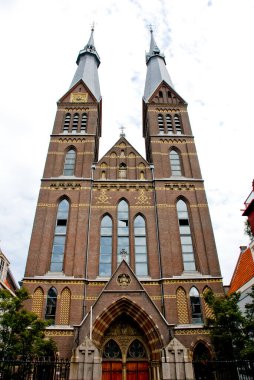 Amsterdam, Hollanda - 1 Haziran 2008: Şehir görünümü