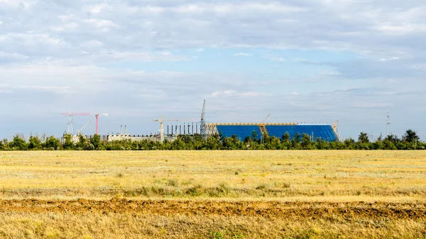 Kotelnikovo Rússia Junho 2015 Construção Armazém — Fotografia de Stock