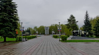 Korolev, Rusya - 8 Mayıs 2020: Zafer Anıtı