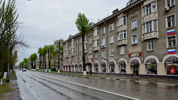 Korolev Rússia Maio 2020 Rua Tsiolkovsky — Fotografia de Stock