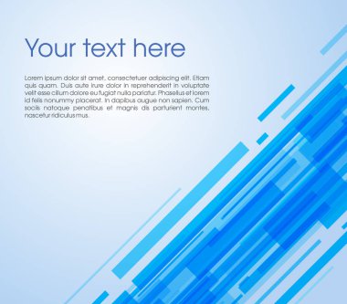 Vektör soyut eğik dikdörtgen arka planda mavi renk