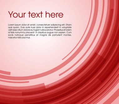 Vektör soyut daire dikdörtgen arka planda kırmızı renk