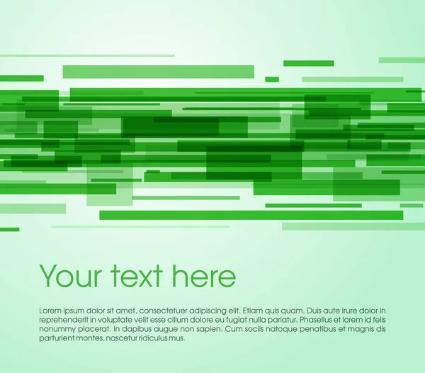 Vektor abstrakt Rechteck Hintergrund in grüner Farbe — Stockvektor