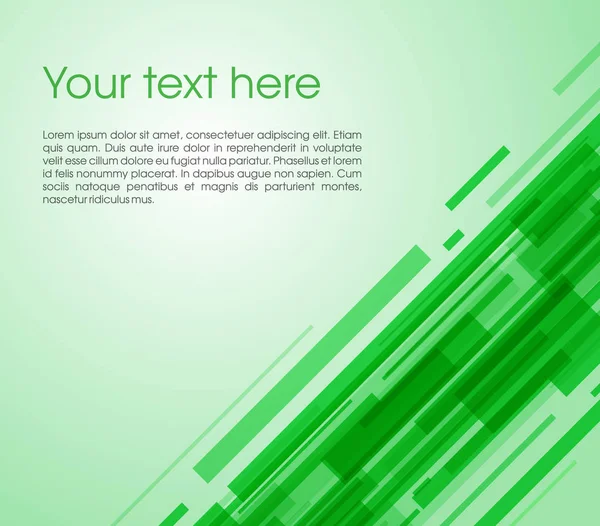 Fond rectangulaire abstrait vectoriel oblique de couleur verte — Image vectorielle