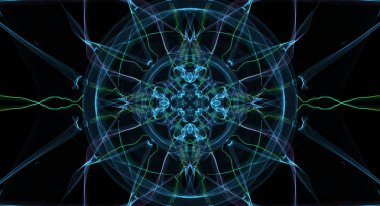 Renkli raster fraktal arka plan