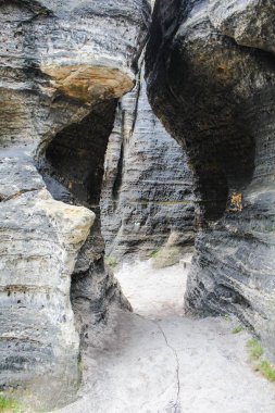Tisa dağda kaya, taş Aferin. Çek manzara