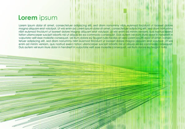 Vector fundo abstrato com textura verde e linhas . —  Vetores de Stock