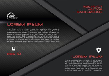 Vektör renkli arka plan geometrik şekil ve kırmızı