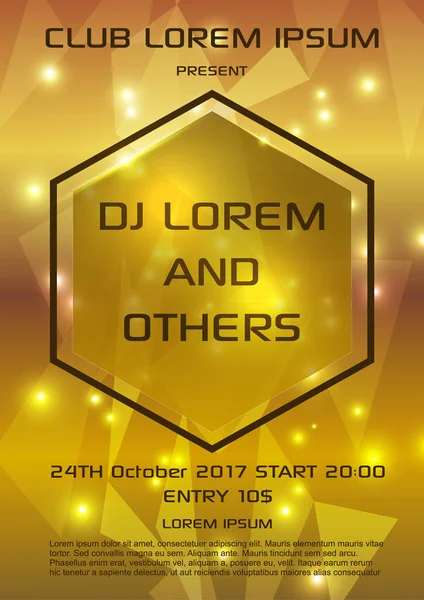 Vektör parti el ilanı, broşür kurumsal iş, faaliyet raporu 