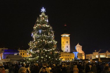 Ceske Budejovice, Çek Cumhuriyeti - 2 Aralık 2017: histori