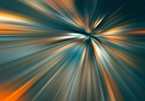 Abstract big data, speed, colorful rays, fibers background in or — 스톡 사진