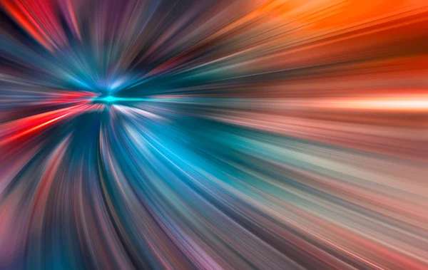 Abstract big data, speed, colorful fibers, rays background in or — 스톡 사진