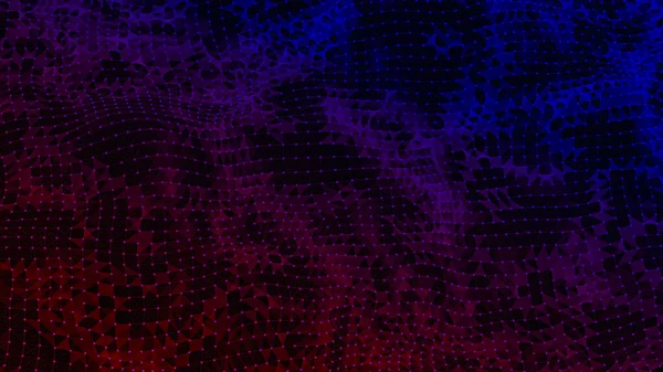 Visão Superior Forma Triângulo Plexo Abstrato Cor Azul Violeta Espaço — Fotografia de Stock