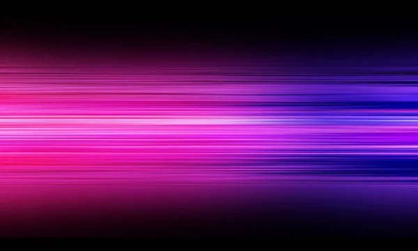 Abstract Vervaagd Neon Violet Blauw Licht Zwarte Achtergrond — Stockfoto