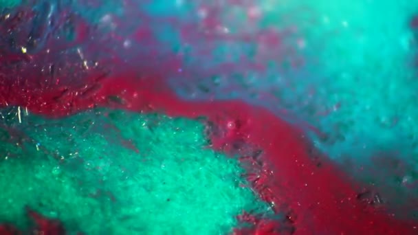 Abstract Πολύχρωμες Ίνες Φόντο Ακτίνες Μπλε Χρώμα Πλάνα — Αρχείο Βίντεο