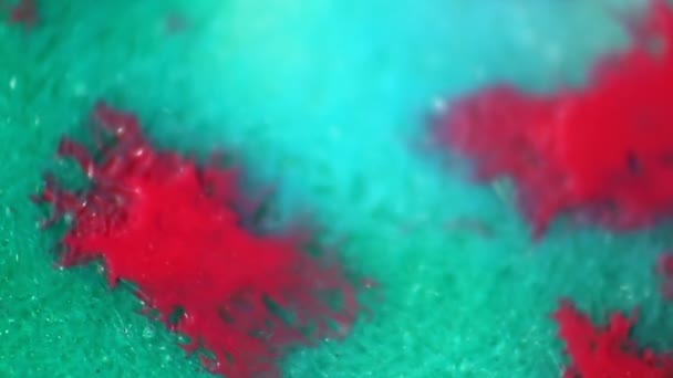 Abstract Kleurrijke Vezels Stralen Achtergrond Blauwe Kleur Beelden — Stockvideo