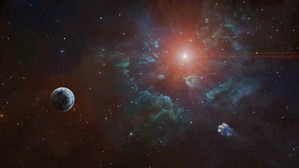 空间背景 美国宇航局提供的元素 — 图库视频影像