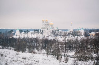     Moscow region kışın manastırda yeni Kudüs 